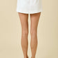 Day + Moon - Wesley Crepe Button Down Mini Skort