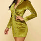 Nothing But Sexy - Amina Velour Mini Dress