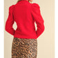 &Merci - Puff Sleeve Mohair Sweater