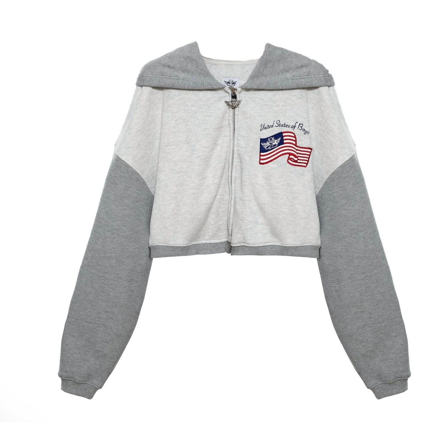Boys Lie - Women's Alex Zip Cropped Hoodie