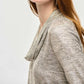 Joseph Ribkoff - Foiled Knit Cowl Collar Top