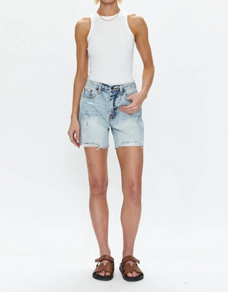 Pistola - Devin High Rise Mom Cut Off - St Tropez