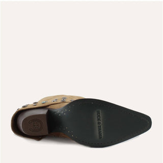 Buck & Brana - Arianna Old Gold Leather Cowgirl Boots