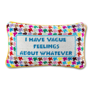 Furbish Studio - Vague Feelings Needlepoint Pillow