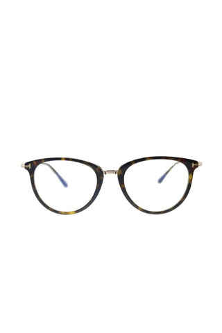 Tom Ford Sunglasses - Soft Round Plastic Eyeglasses with Blue Block Lens