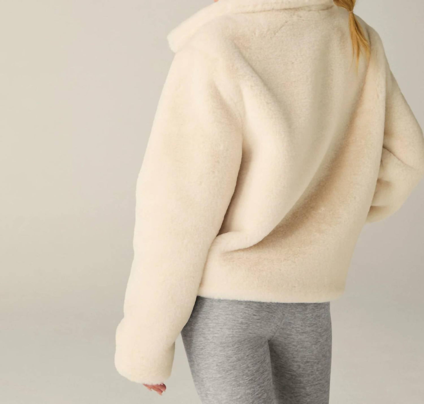 Beyond Yoga - On The List Faux Fur Jacket