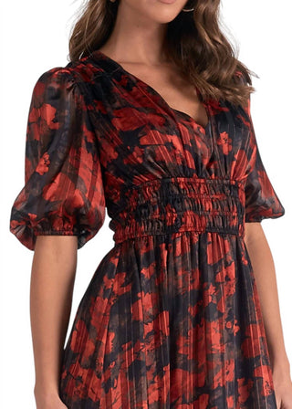 Elan - Elaine Floral Dress