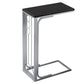 Elegant Accent Table, C-Shaped, Transitional