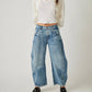 Free People - Good Luck Mid Rise Barrel Jeans
