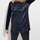 Joseph Ribkoff - FAUX LEATHER TUNIC