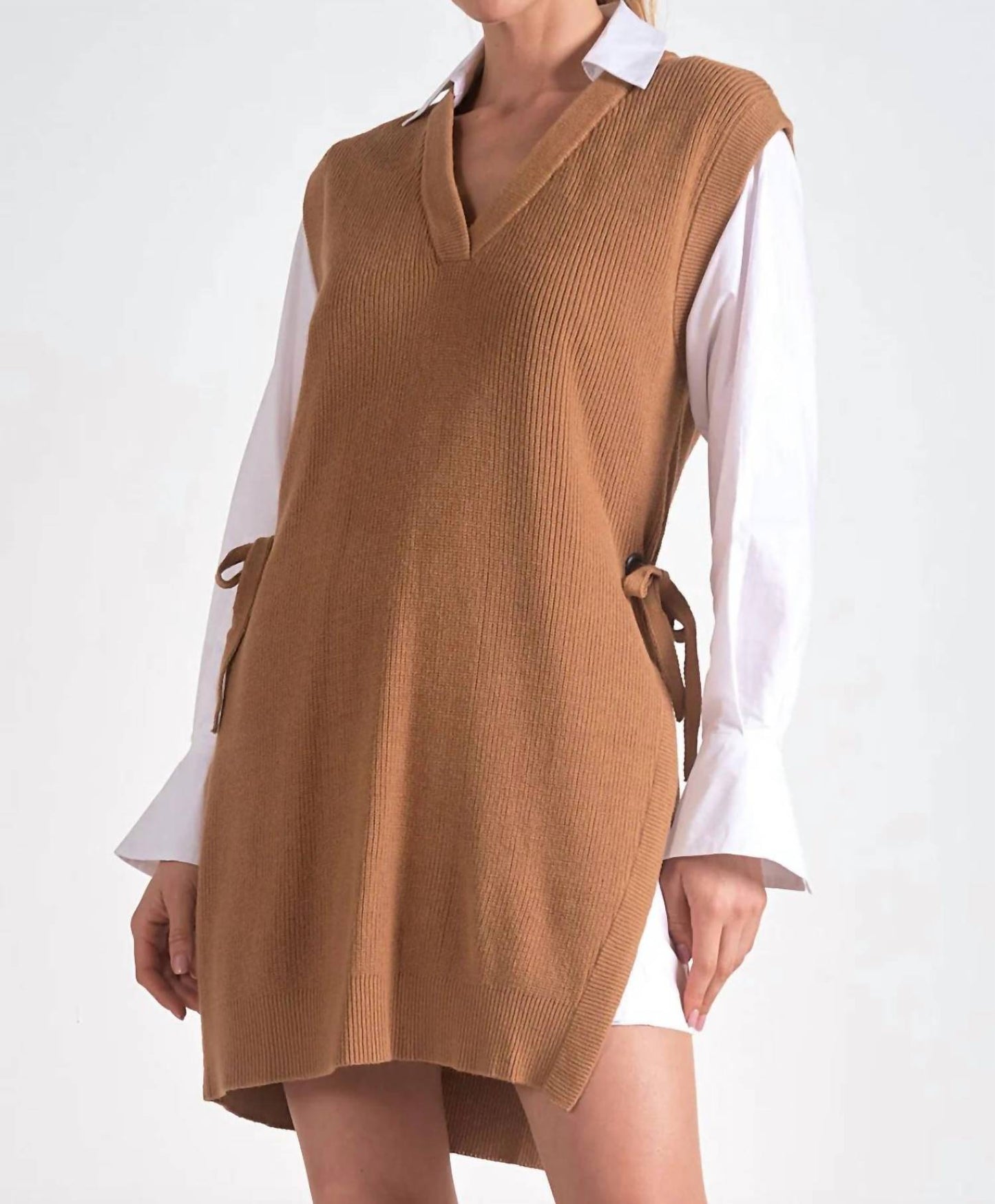 Elan - Kira Collared Shirt Dress