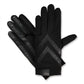 Isotoner - Women's Spandex Shortie Glove With Chevron Detail