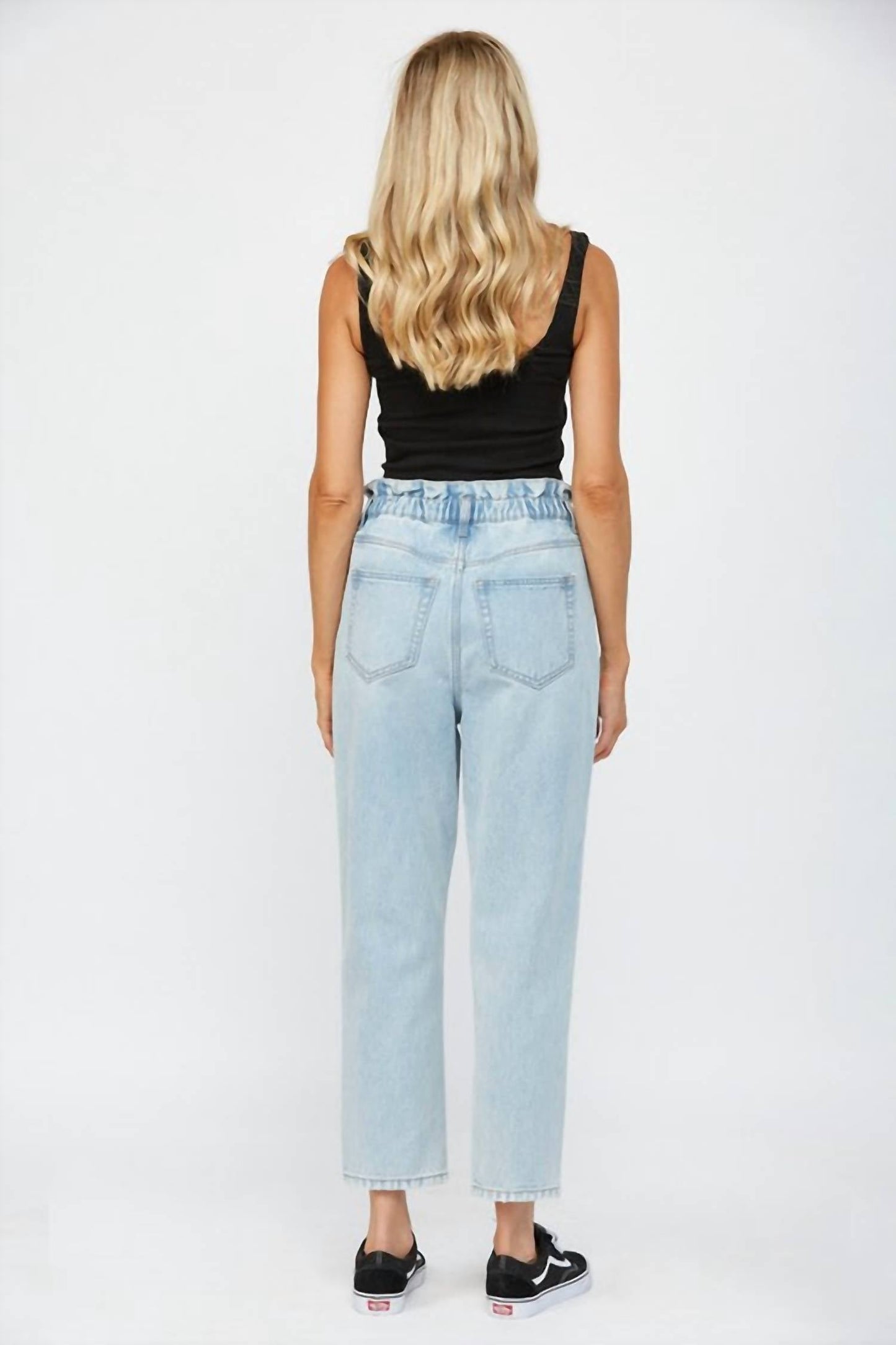 Mica Denim - Paperbag Super High Rise Mom Jeans