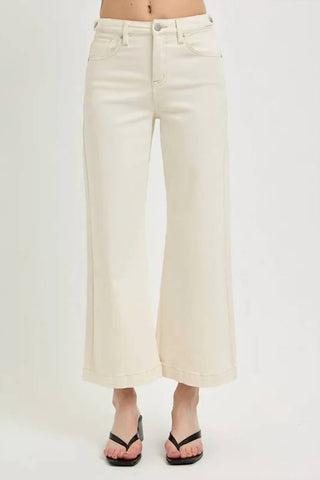 Risen - Full Size Tummy Control Cropped Bootcut Jeans Plus Size