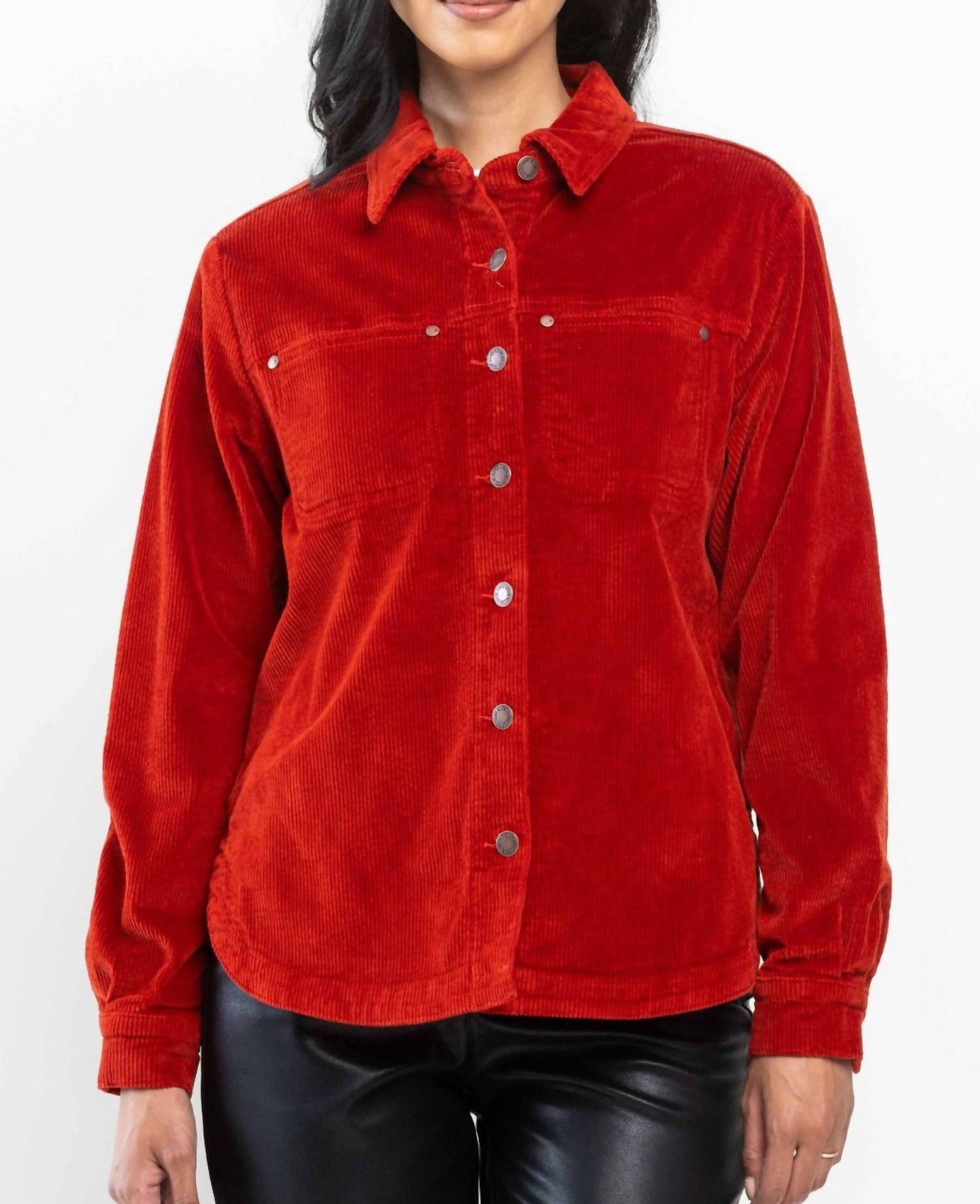 Judy Blue - Corduroy Fringed Back Jacket
