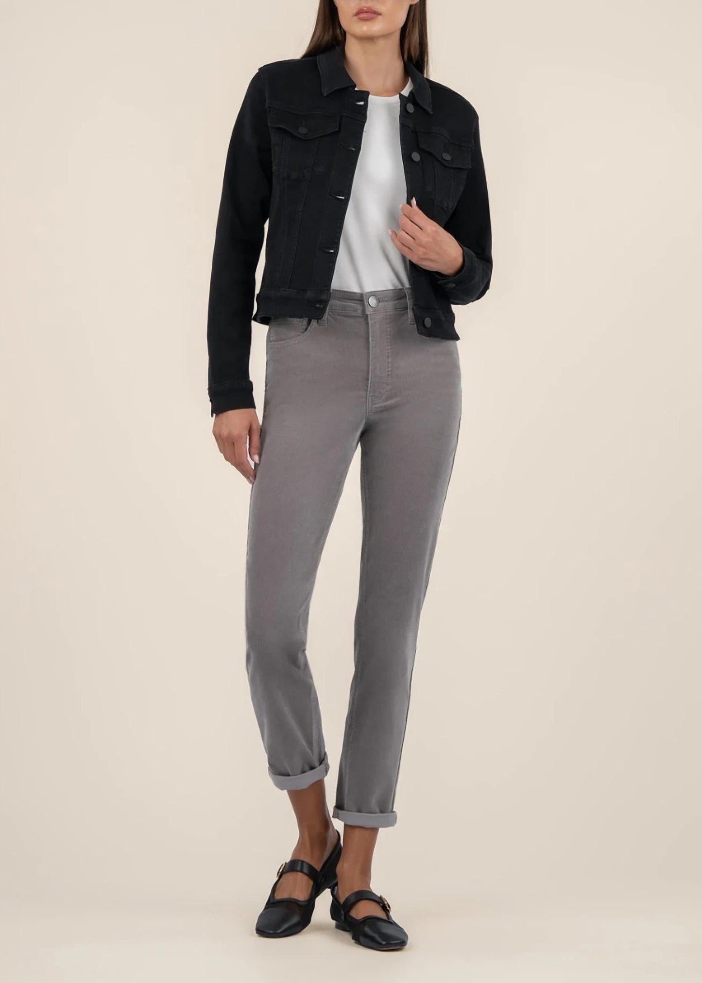 Kut From The Kloth - Crop Denim Jacket