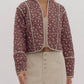 Entro - This Means Everything Floral Quilted Jacket