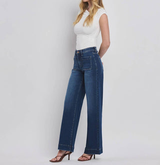 Flying Monkey - High Rise Wide Trouser Jeans