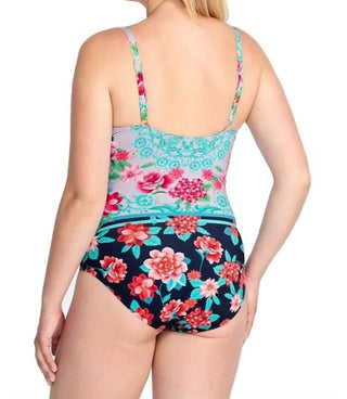 Johnny Was - Japer Ruched One Piece Swimsuit
