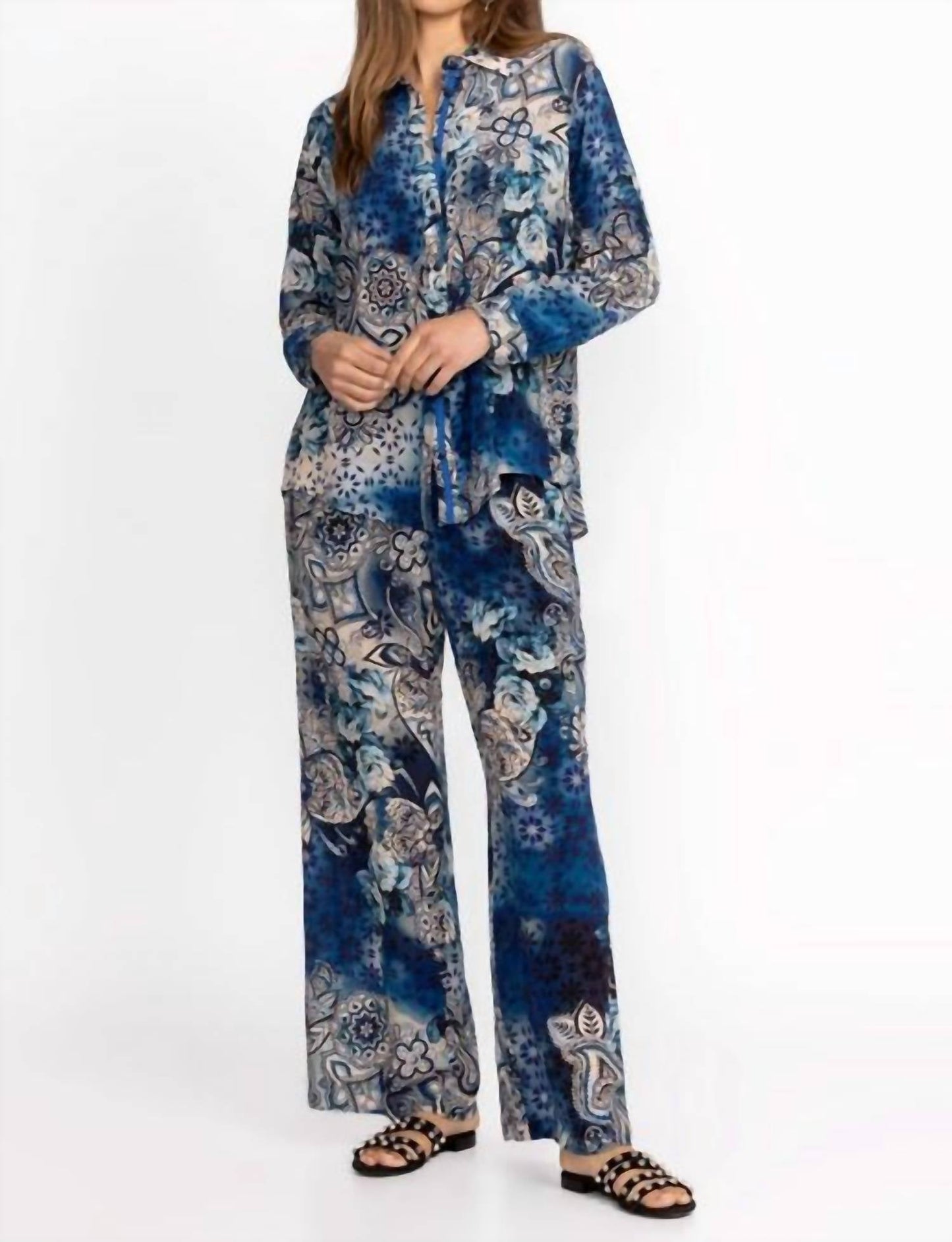 Johnny Was - SMOCKED WAIST PANT