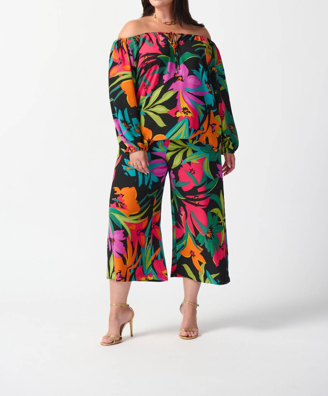 Joseph Ribkoff - Hibiscus Print Top