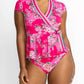Johnny Was - Wrap Tankini Top -Plus