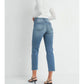 Just Black Denim - Distress Slim Straight Jeans