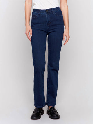 Charlie B - Stretch Waist Straight Leg Pant