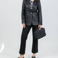 Lysse - Women's Versatile Vegan Leather Blazer