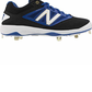 New Balance Men's L4040V3 Baseball Cleat Black/Black