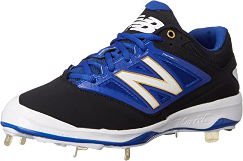 New Balance Men's L4040V3 Baseball Cleat Black/Black