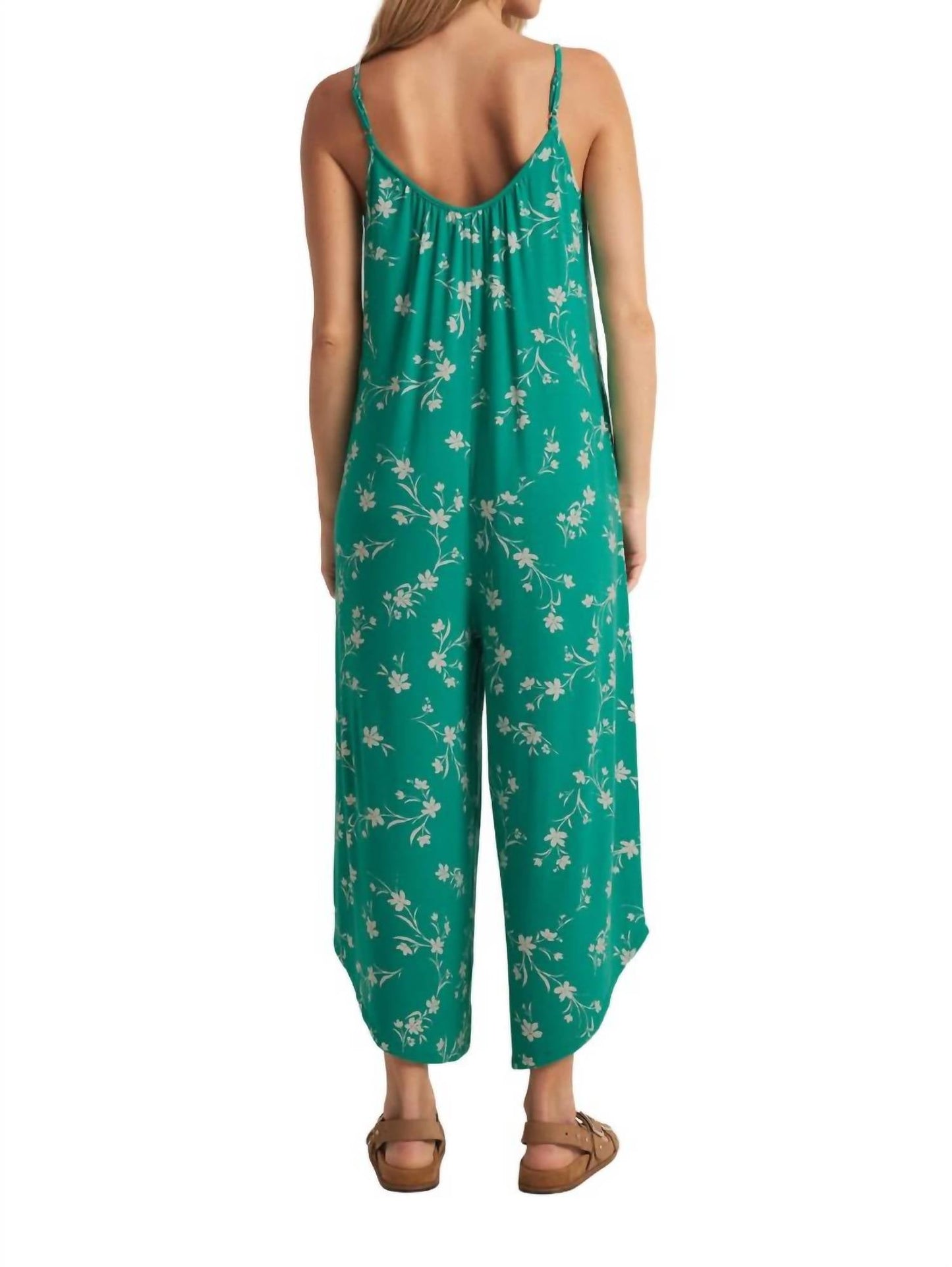 Z Supply - FLARED FLORAL JUMPSUIT