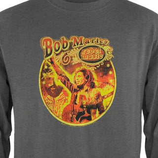 Bob Marley - Men's Rebel Circle Soft Long Sleeve T-shirt