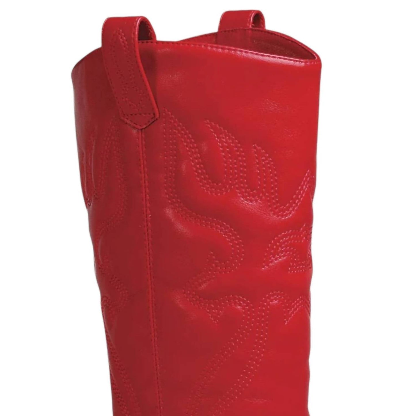 Stella Shoes - Western Cowgirl Red Boots
