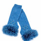 Mitchie'S Matchings - GLIM78 - Fingerless Glove w/ Crystal/Diamond and Fox Trim