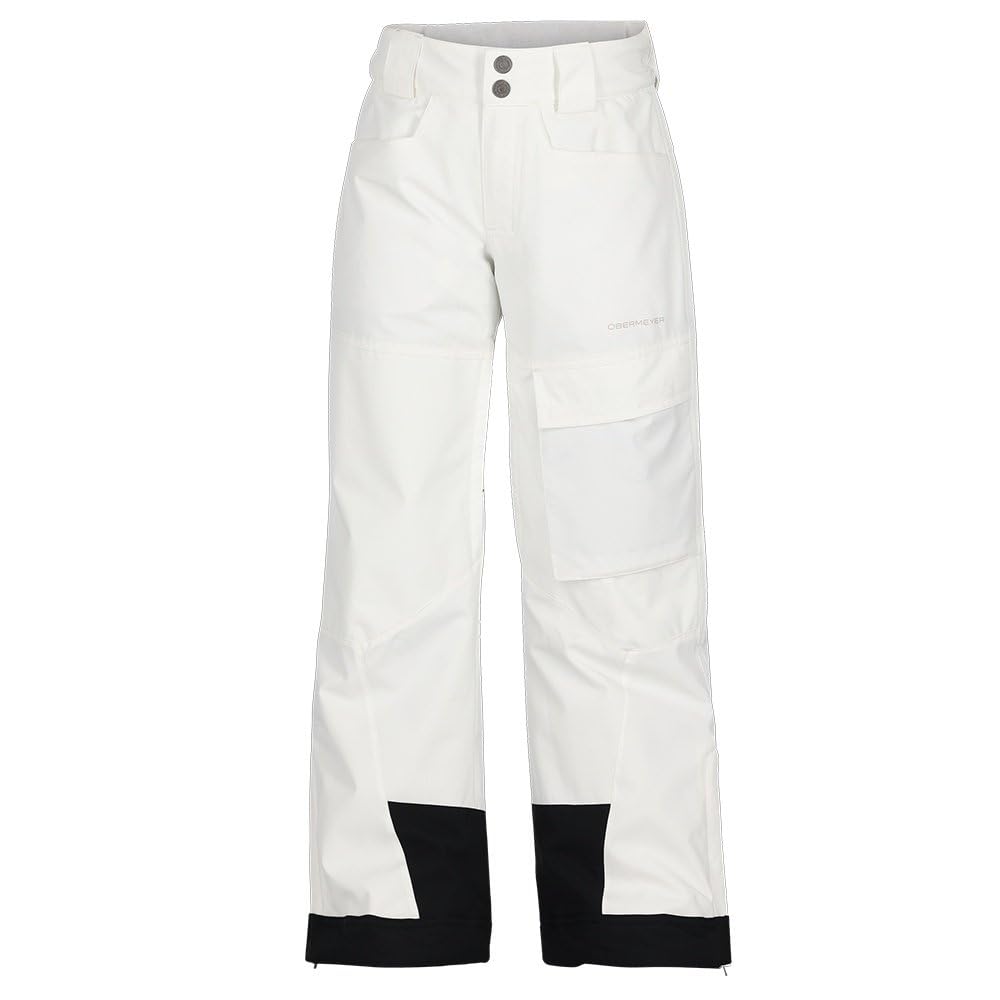 Obermeyer Teen Boys Parker Ski Pants White XL