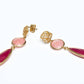 Avenue Chic - Women's Rose Teardrop Earrings