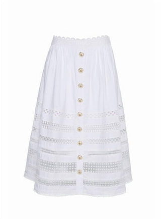 Cara Cara - Women's Finn Eyelet Midi Skirt