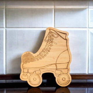 Creative Gifts International - Roller Skate Wood Board - 13" x 15"