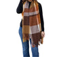Julia Rose - Colorful Plaid Knit Scarf Collection