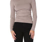 Bobi - Shirred Slash Neck Top