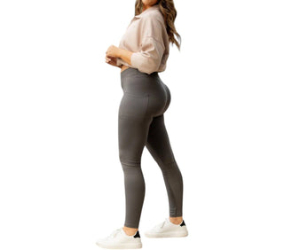 Julia Rose - Caitlin Crossover Full Length Leggings with Pockets