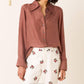 Alix Of Bohemia - Dana Silky Button-down Shirt