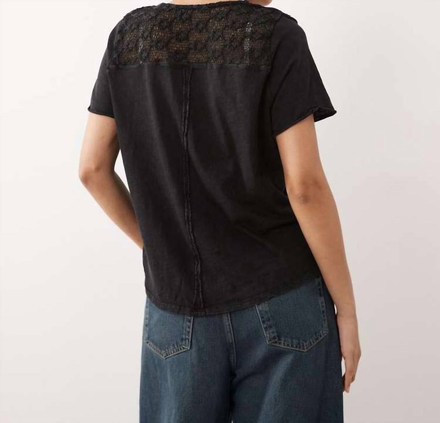 Free People - Heriloom Henley Button Up Tee