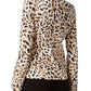 Calvin Klein - Leopard Print Notched Suit Jacket