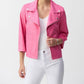 Joseph Ribkoff - Foiled Faux Suede Swing Jacket