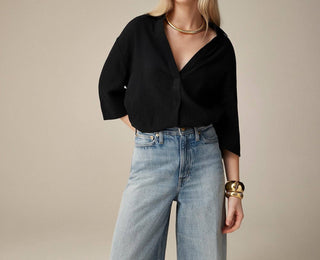 J.Crew - Popover shirt in airy gauze