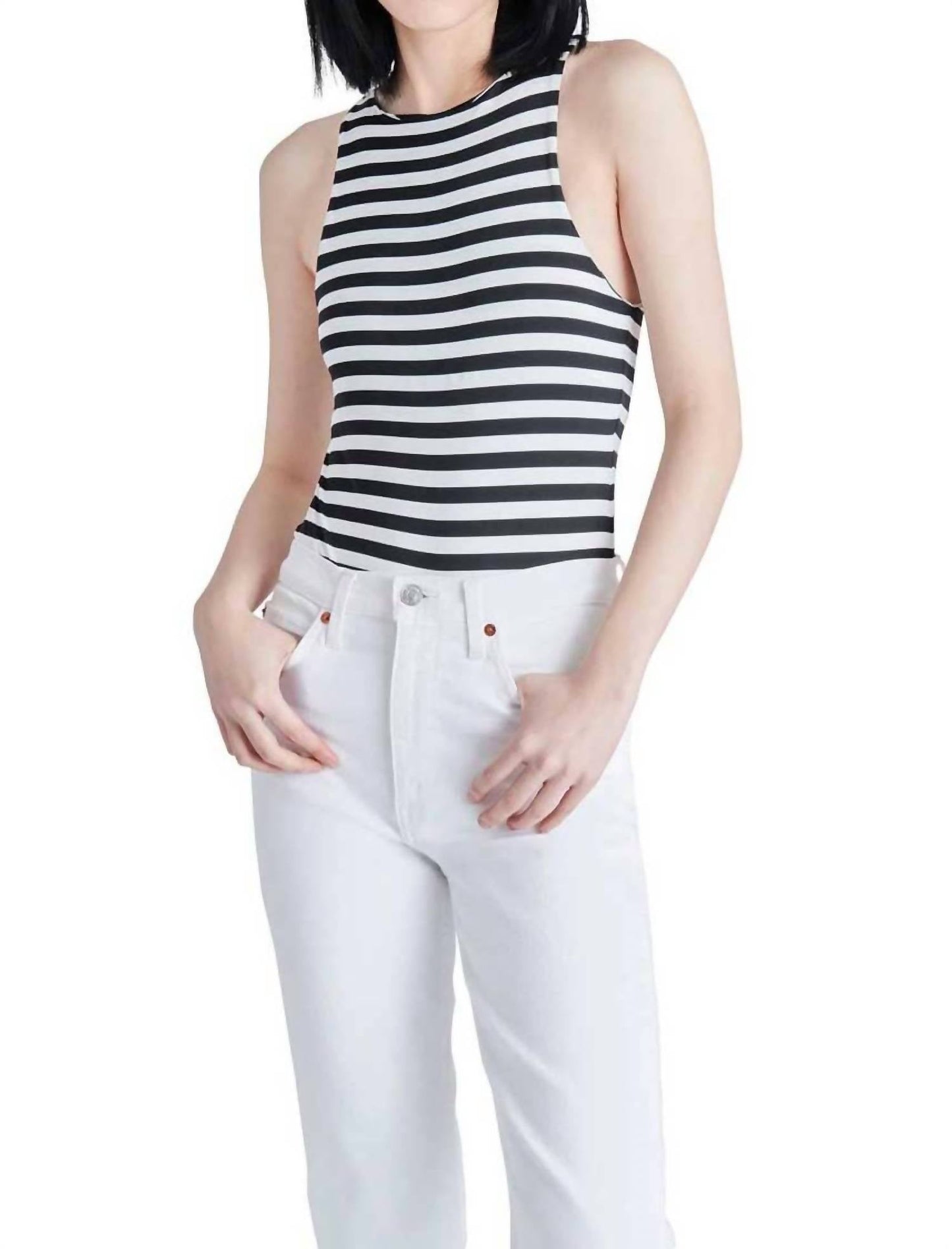 Steve Madden - Nicco Striped Bodysuit