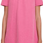 Staud Ilana Mock Neck Mini Dress Pink Size L