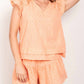 Very J - Solid Cotton Woven Cute Top And Short Sets